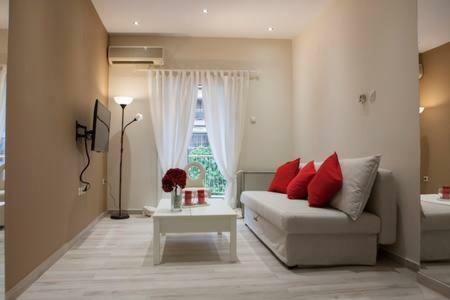 Modern Central Apartment Selanik Dış mekan fotoğraf